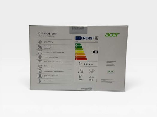 tablet pc acer sospiro as10wf 10.1 4gb 128gb wifi