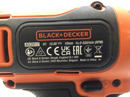 taladro a bateria black and decker bdcdd12