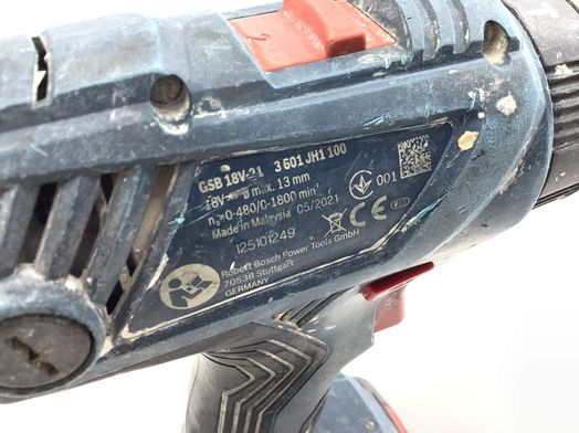 taladro a bateria bosch gsb 18v-21