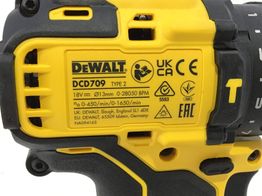 taladro a bateria dewalt dcd709