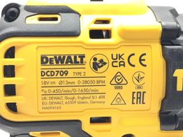 taladro a bateria dewalt dcd709d2t