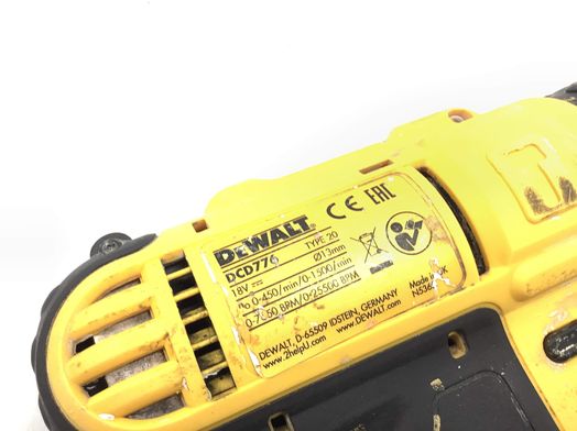 taladro a bateria dewalt dcd776