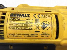 taladro a bateria dewalt dcd776