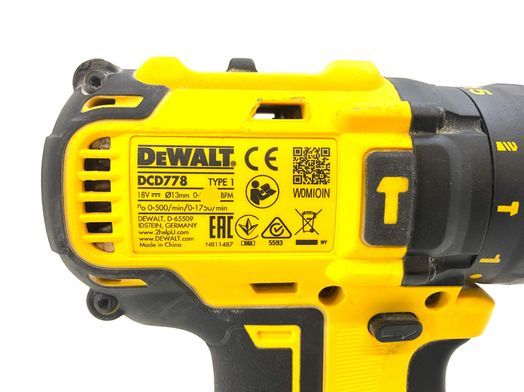taladro a bateria dewalt dcd778