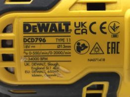 taladro a bateria dewalt dcd796