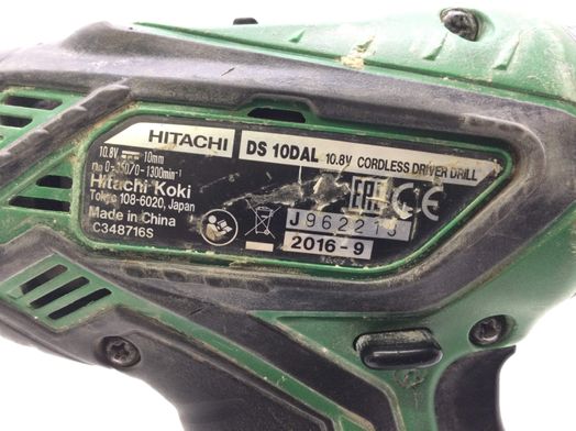 taladro a bateria hitachi ds10dal