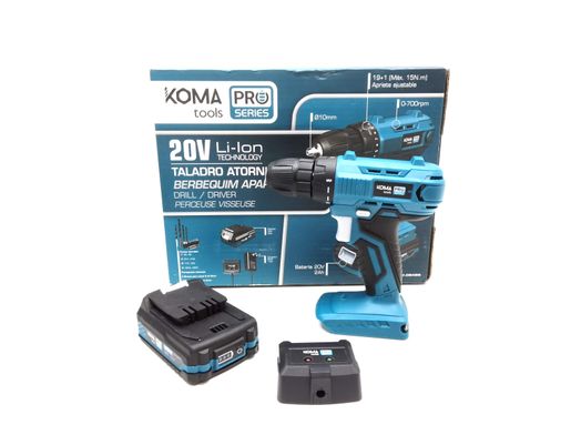 taladro a bateria koma tools 08770