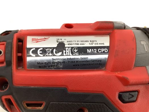 taladro a bateria milwaukee m12cpd