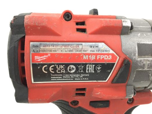 taladro a bateria milwaukee m18 fpd3