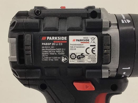taladro a bateria parkside pabsp 20 li c3