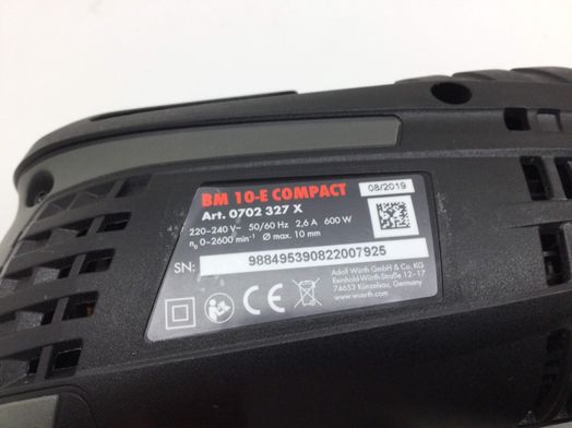 taladro electrico wurth bm 10-e compact