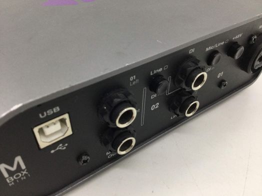 tarjeta interface avid mbox mini