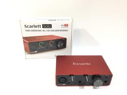 tarjeta interface focusrite scarlett solo