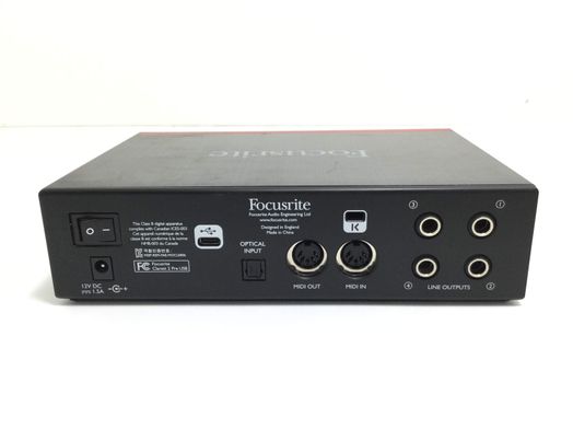 tarjeta sonido focusrite clarett 2 pre usb