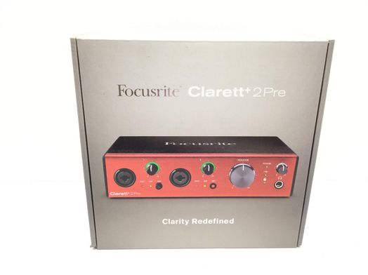 tarjeta sonido focusrite clarett+2 pre