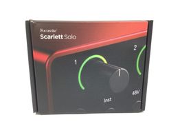 tarjeta sonido focusrite scarlett solo 4