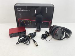 tarjeta sonido focusrite scarlett solo studio pack 4rd gen