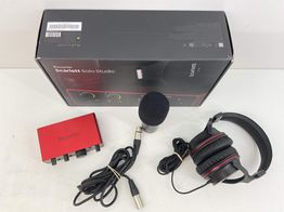 tarjeta sonido focusrite scarlett solo studio pack 4rd gen