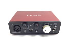 placa de som focusrite scarlett solo