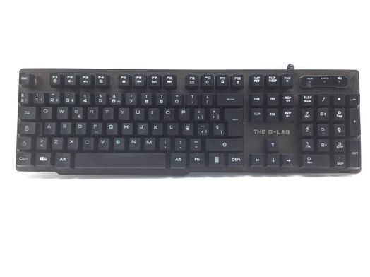 teclado alfanumerico the g-lab keyz-neon/sp
