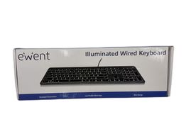 teclado ewent illuminated wired keyboard