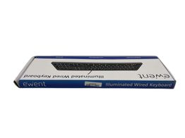 teclado ewent illuminated wired keyboard