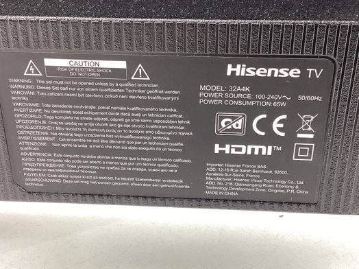 televisor led 32&rdquo; hisense 32a4k smart tv
