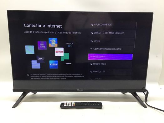 televisor led 32” hisense 32a4n smart tv
