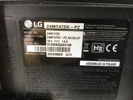televisor led 24” lg 24mt47dc