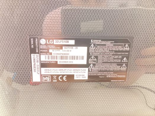 televisor led 32&rdquo; lg 32lf510b