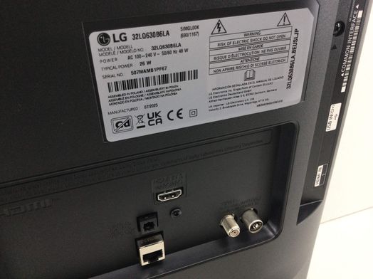 televisor led 32” lg 32lq630b6la smart tv