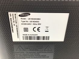 televisor led 19” samsung ue19d4003bw