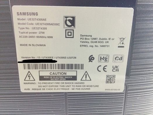 televisor led 32” samsung ue32t4305ae smart tv