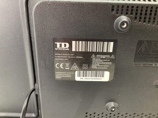 televisor led 24” td systems k24dlx11hs smart tv
