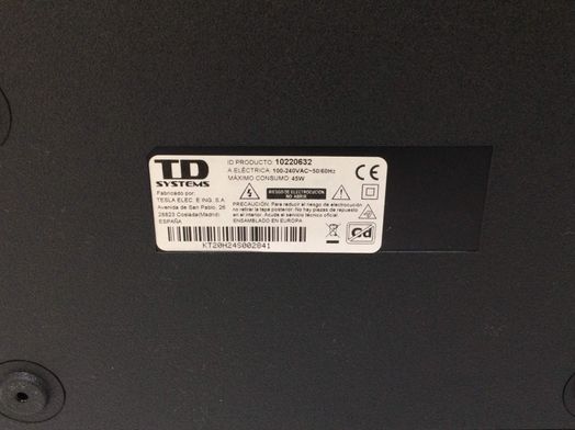 televisor led 24” td systems prime24k20gle smart tv