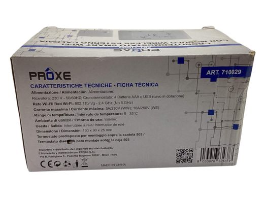 termostatos inteligente proxe art 710029