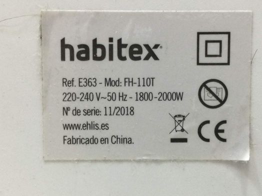 termoventilador habitex e363