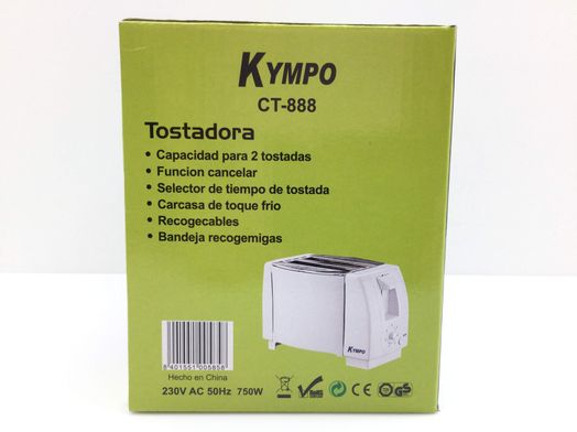 tostadora kympo 2 tostadas
