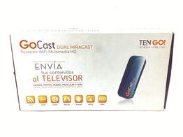 transmissor &aacute;udio v&iacute;deo ten go! gocast dual miracast