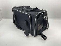 transportin de gatos negra extensible