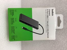 usb hub belkin connect 8-port usb-c hub with 2.5gb ethernet