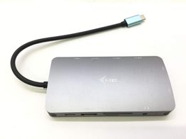 usb hub i-tec i-tec usb-c metal nano dock 4k hdmi/vga con lan + power delivery 100w