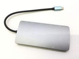 usb hub i-tec usb-c metal nano dovk 2x dp hadmi with lan