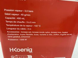 vaporeta h koenig handheld steam cleaner 1200w