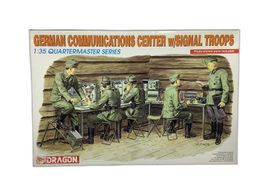vehiculo militar dragon german communications center w/signal troops scala 1/35