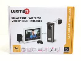 videoportero lexman solatr panel wireless