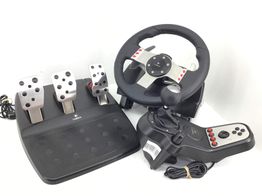 volante pc logitech g27g27 racing wheel + pedal & shift