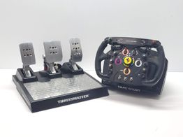 volante pc thrustmaster ferrari+pedales+volante