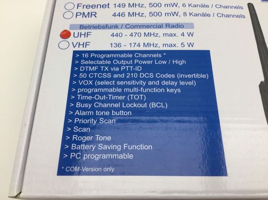 walkie talkie iteam tecom-ip3